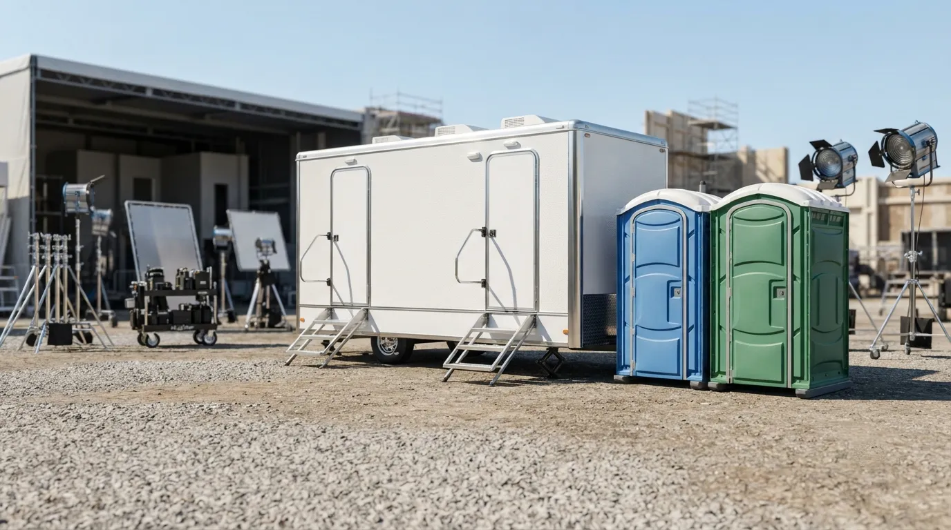 Porta potty in winter